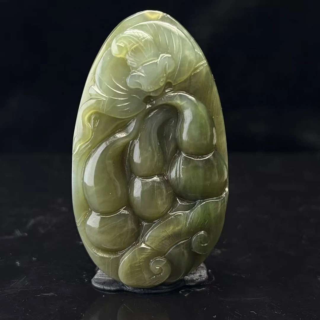 A1863  和田玉吊坠 QQ233523