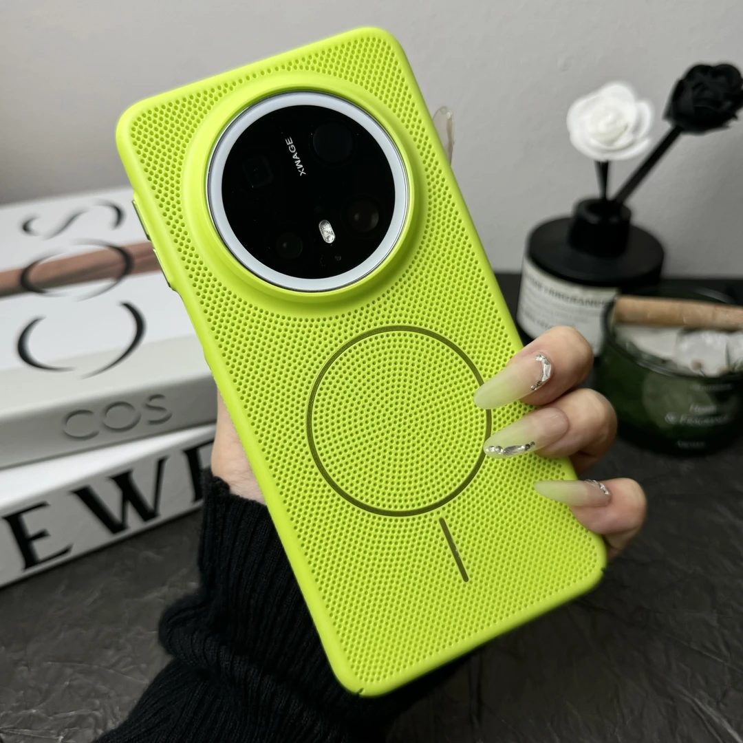 适用华为mate70pro+手机壳无线磁吸充电mate60pro磨砂散热防摔壳