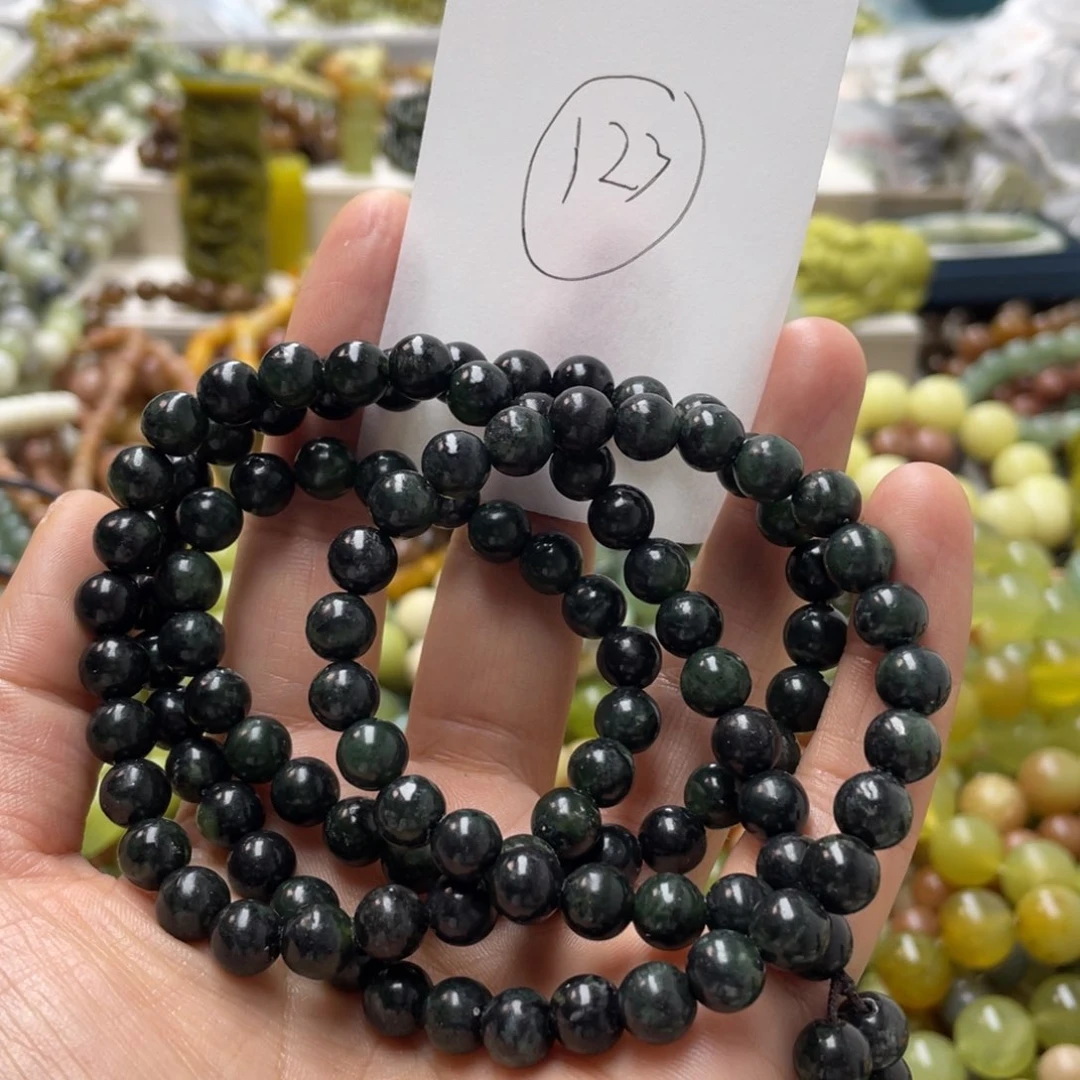 蛇纹石玉手链未镶嵌