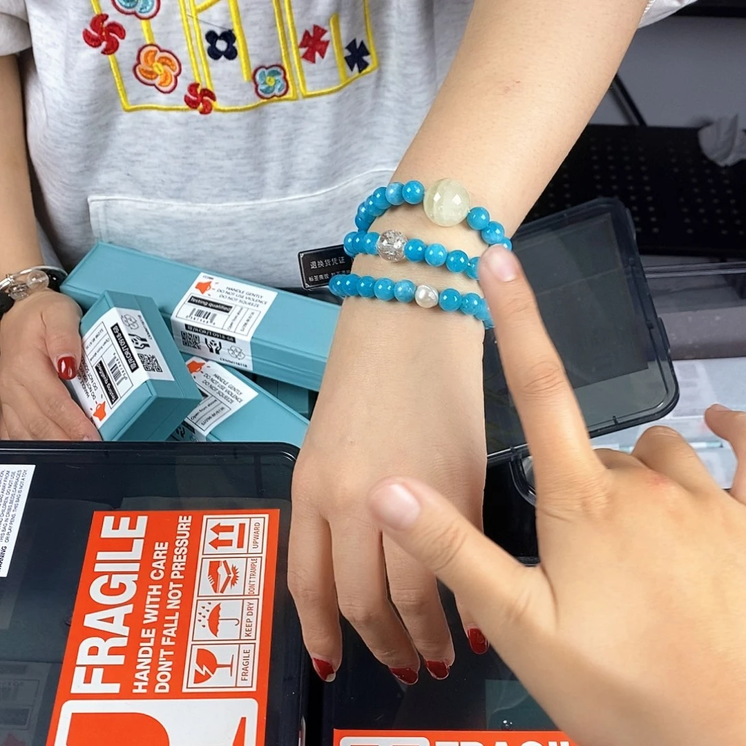 水晶手链银S925镶嵌