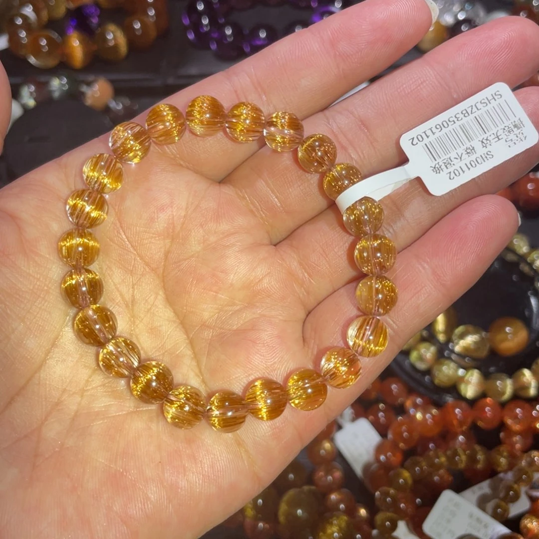 手链水晶未镶嵌铜顺发8.2mm左右