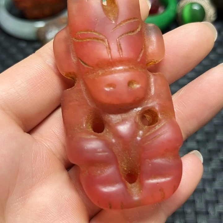 滴血莲花菩提把件