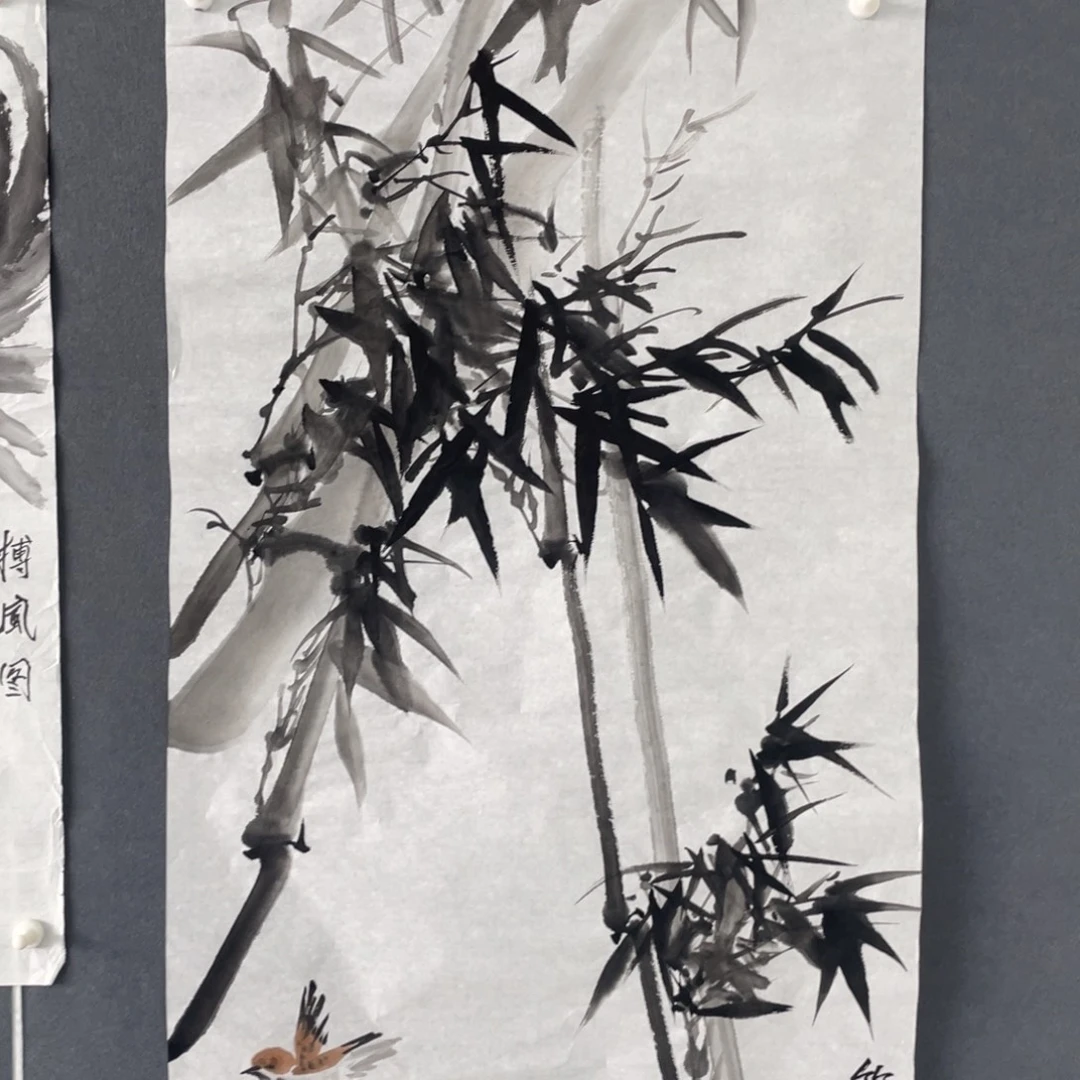 国画傅吉老师绘画