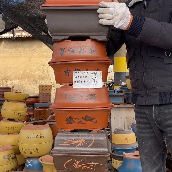 紫砂花盆紫砂特价包邮