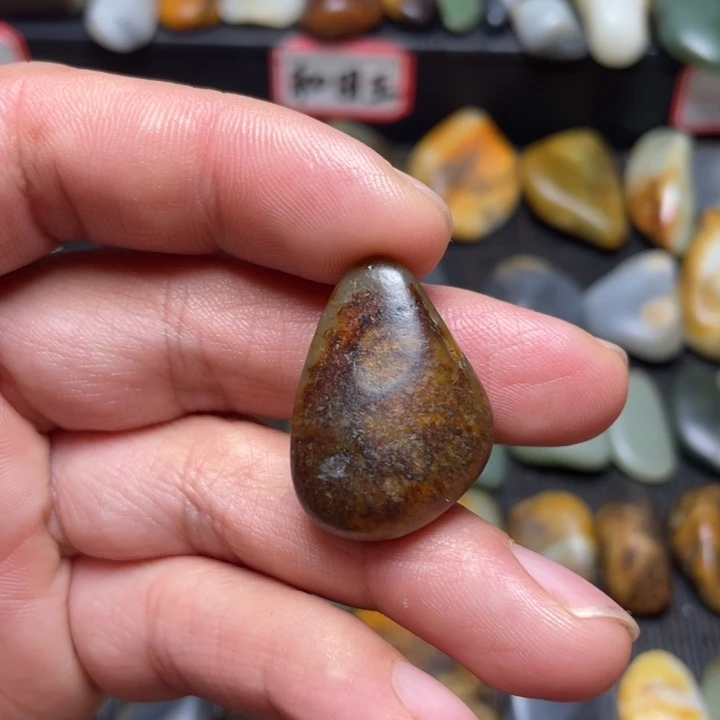 和田玉未镶嵌挂件11