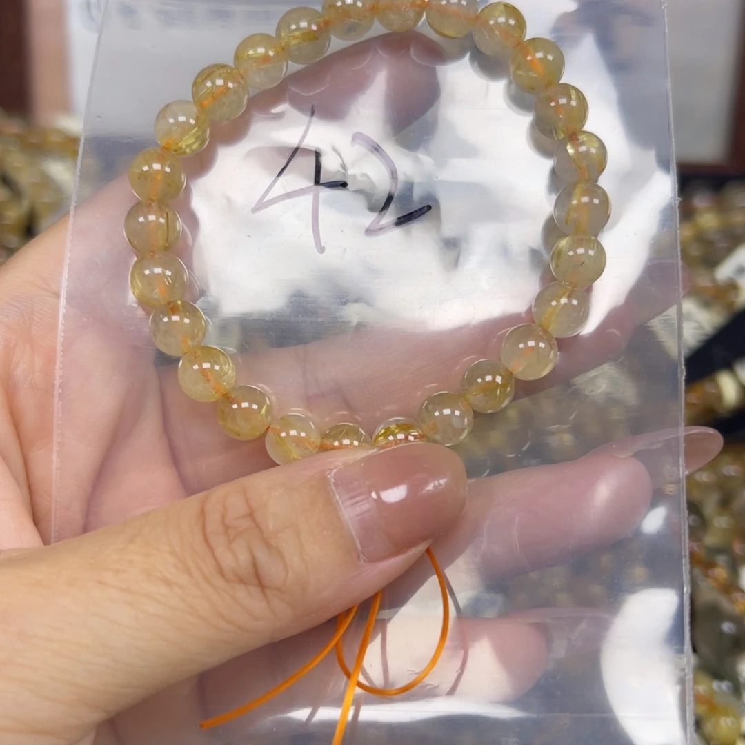 发晶手链未镶嵌金发晶7