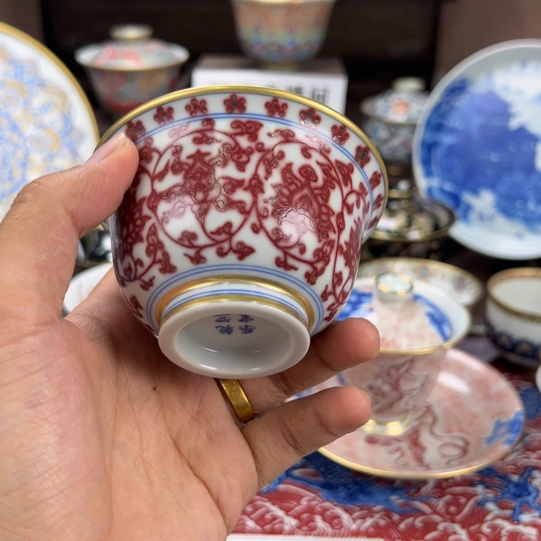 纵***独瓷片景德镇手工手绘陶瓷