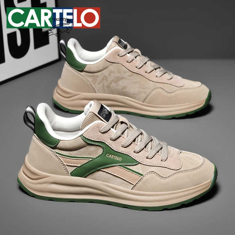 卡帝乐鳄鱼春秋新款休闲鞋男轻便户外出游男士休闲百搭跑步鞋子男
