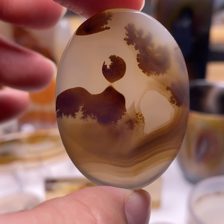 玛瑙/玉髓未镶嵌吊坠(不含链)