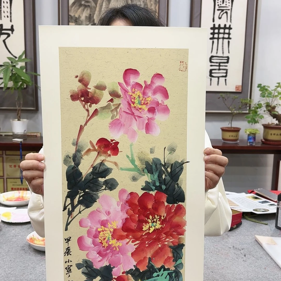 国画国画纯手绘作品请放心去藏