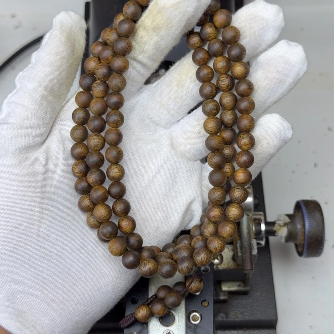 西***甜手串沉香棋楠沉香手串07规格19克