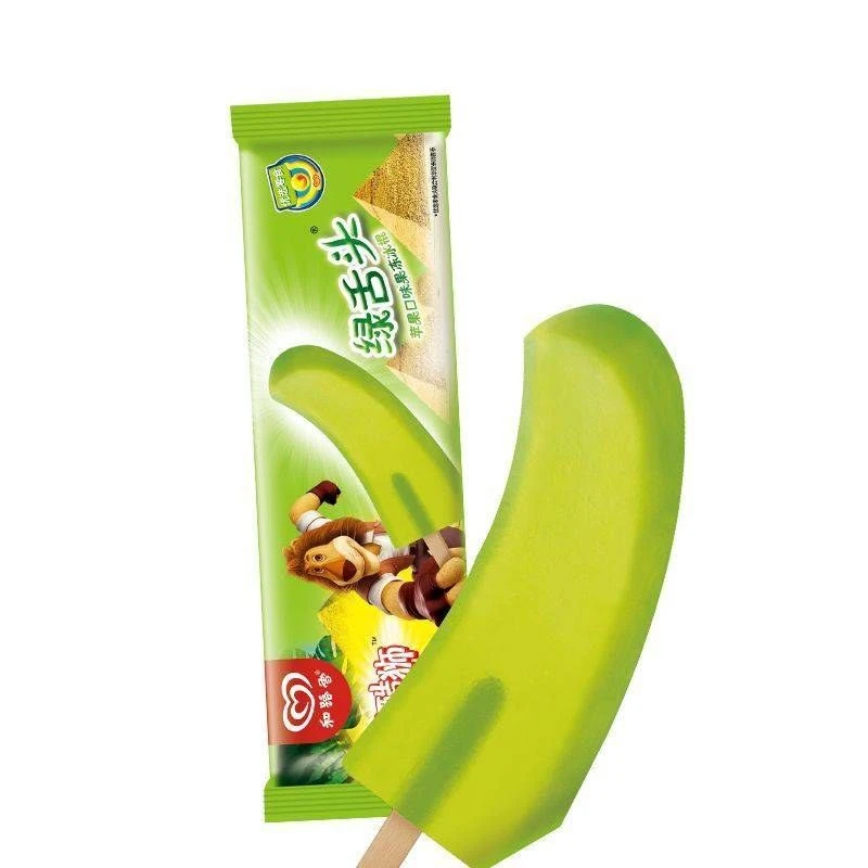 【和路雪】麦酷狮 绿舌头苹果口味果冻冰棍 1支雪糕同城送网红雪糕