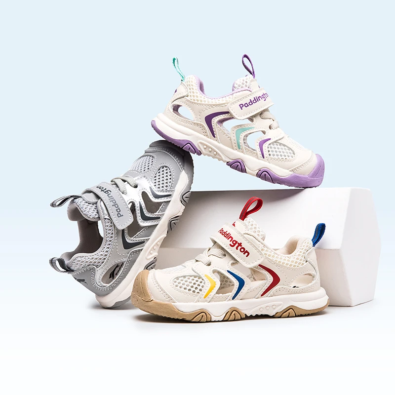 男女童运动网鞋春夏新款镂空小童休闲鞋子2-3-5岁学步机能鞋跑步