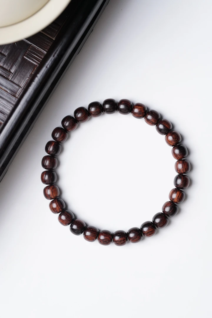 海南黄花梨无胶膜手串