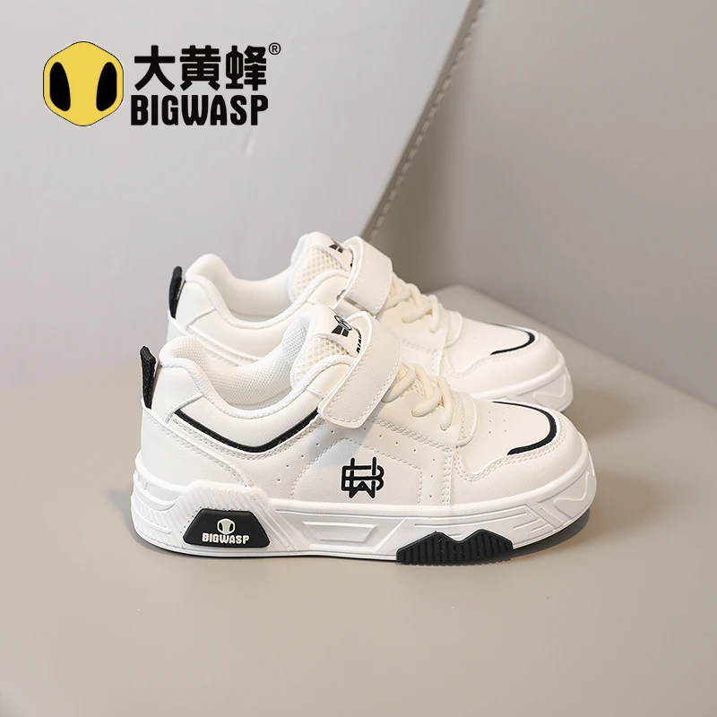 大黄蜂童鞋2025秋季新款时尚百搭韩版潮流校园风男女童低帮板鞋潮