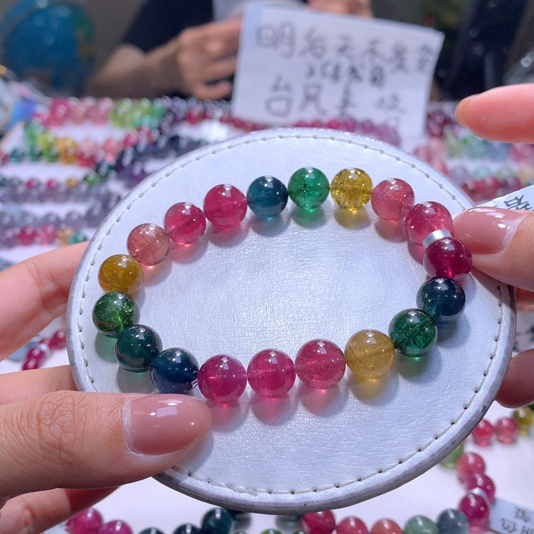 【闪购商品】未镶嵌手串碧玺10m