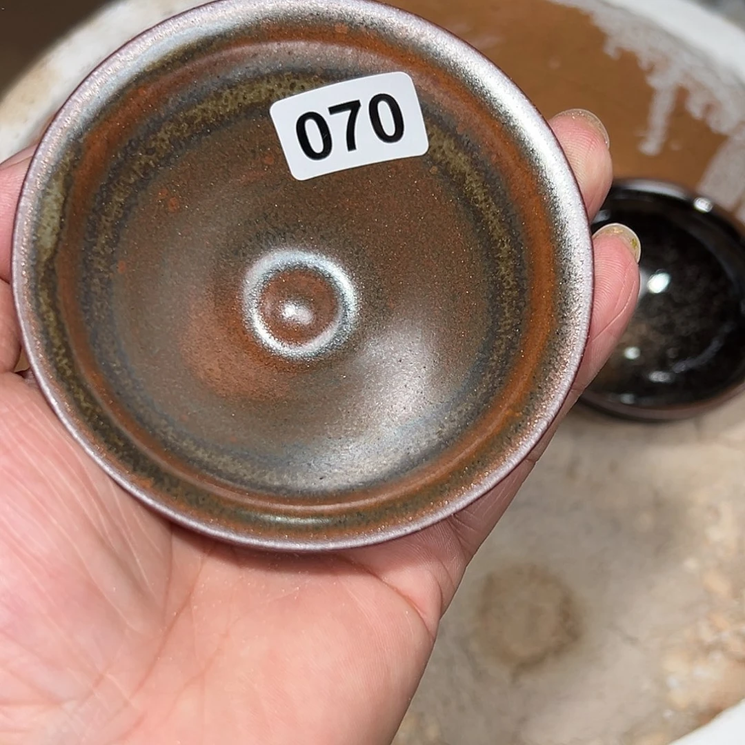 茶盏龙窑柴烧自然还原070