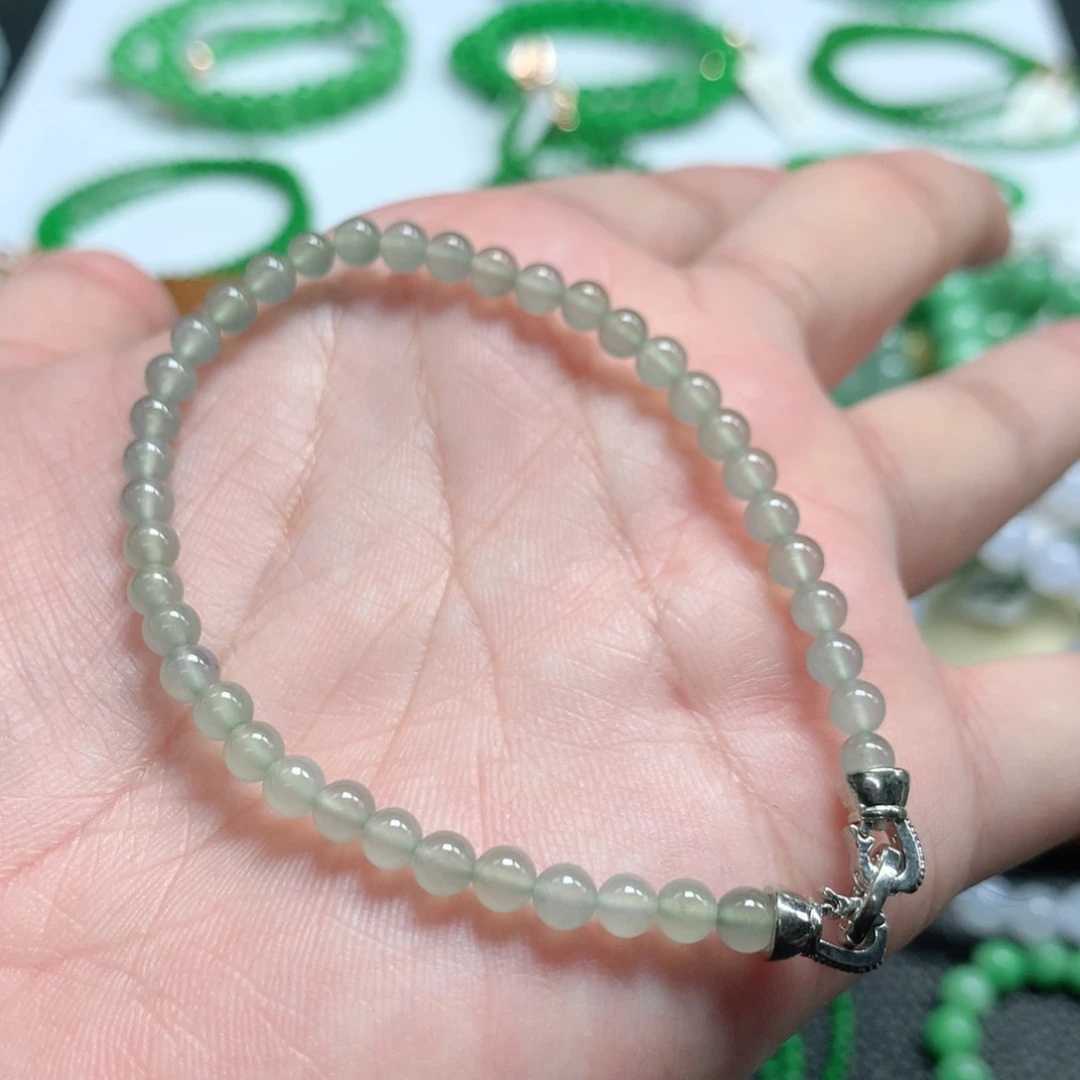 未镶嵌手链翡翠翡翠