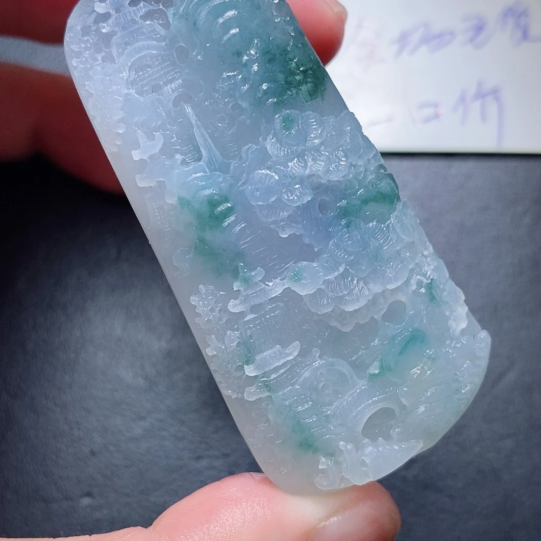 定制翡翠未镶嵌毛货