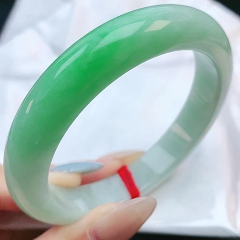 未镶嵌手镯翡翠57圈口882923