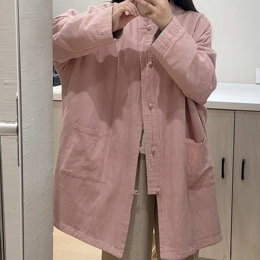 【苏里】秋季新款 “双面穿外套” 斜纹棉印花复古碎花印花长袖开衫女