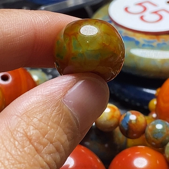 生***炸玛瑙/玉髓未镶嵌颈饰