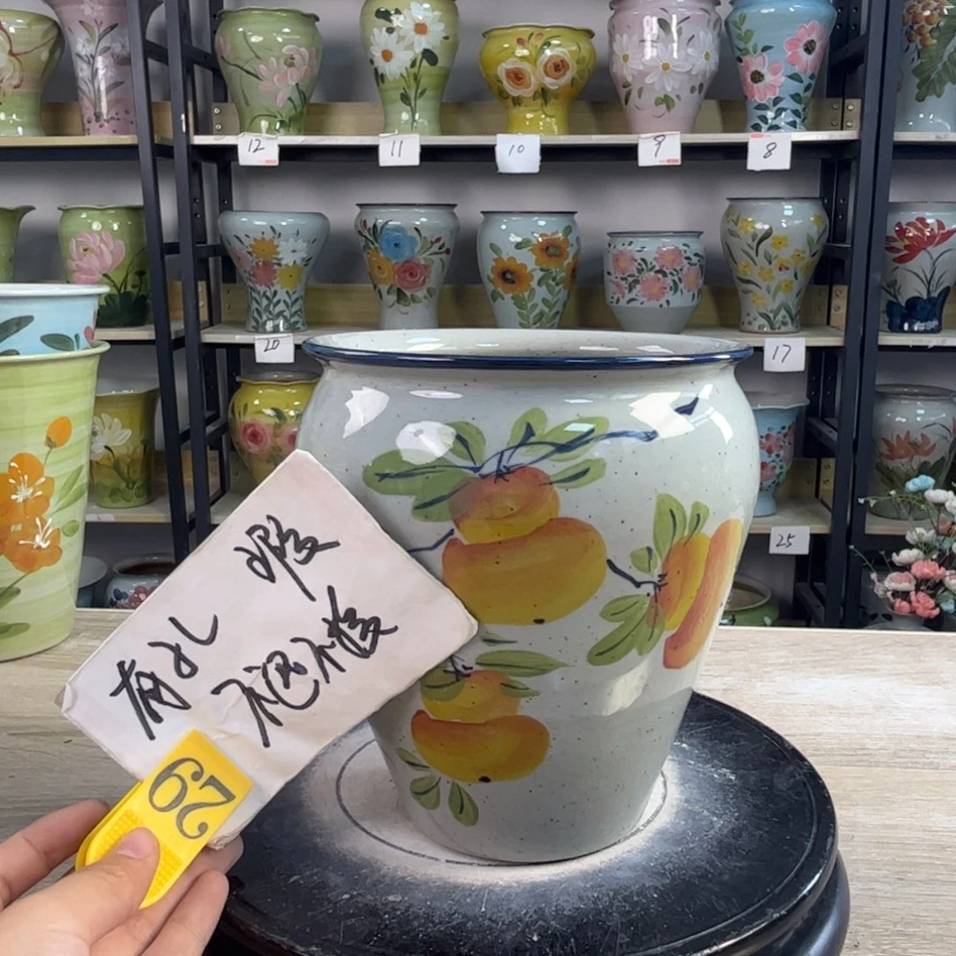 罐1tc景德镇陶瓷花盆
