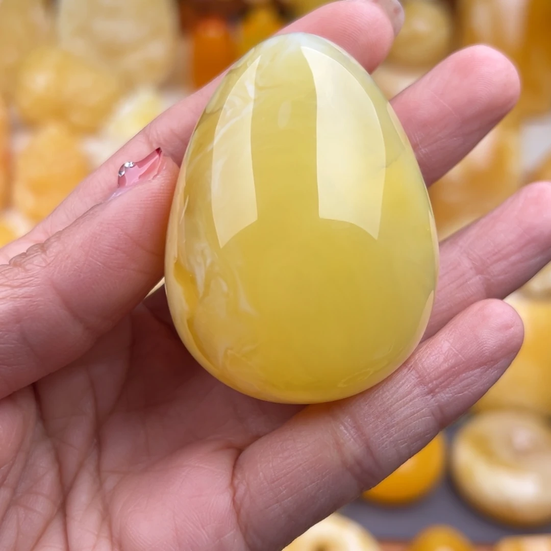 琥珀裸石未镶嵌九*纯天然琥珀蜜蜡无优化