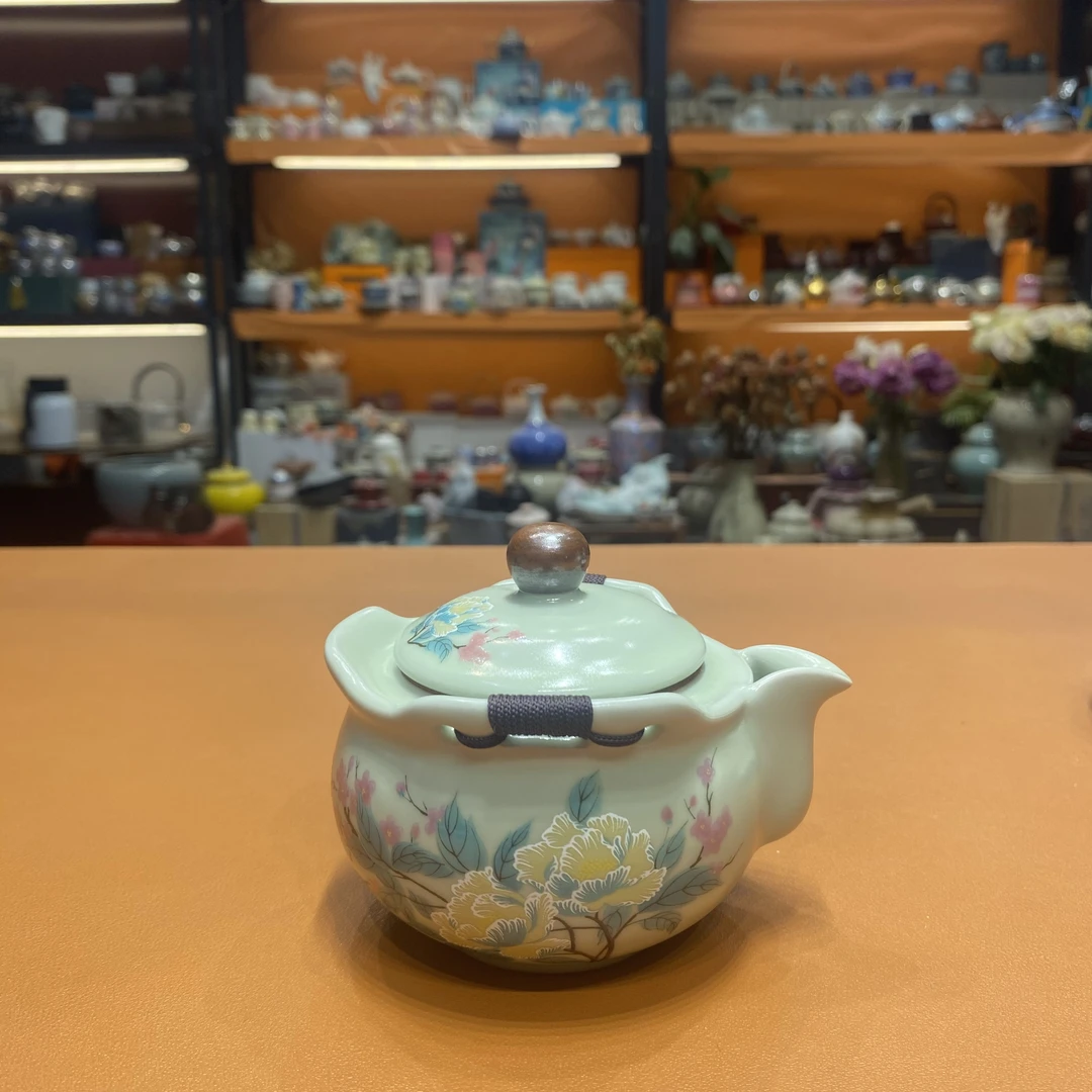 友名 黄汝芙蓉花-手抓壶-2845