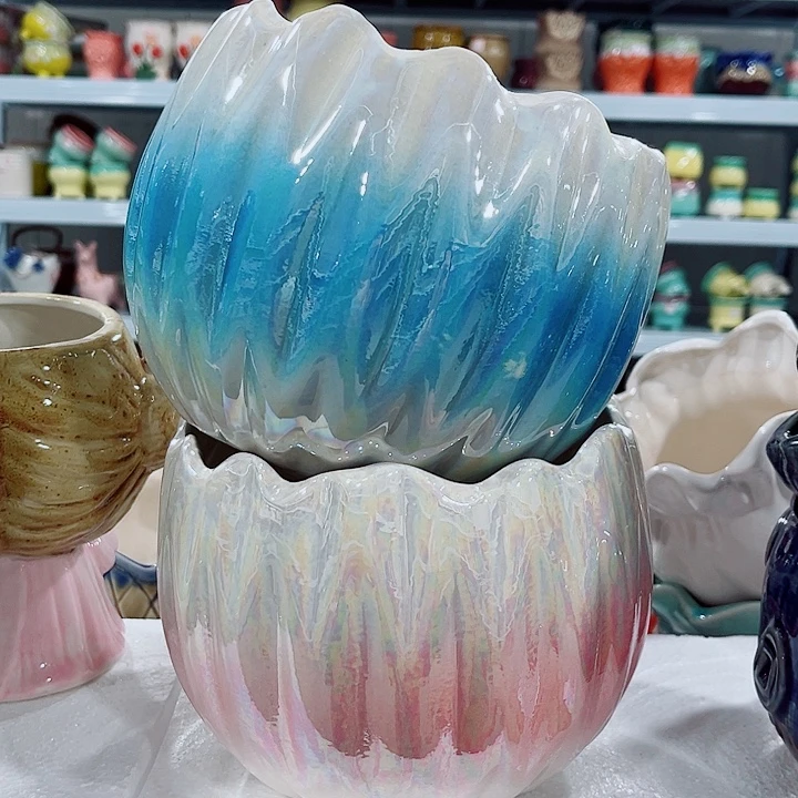 多肉陶瓷花盆满10元包邮