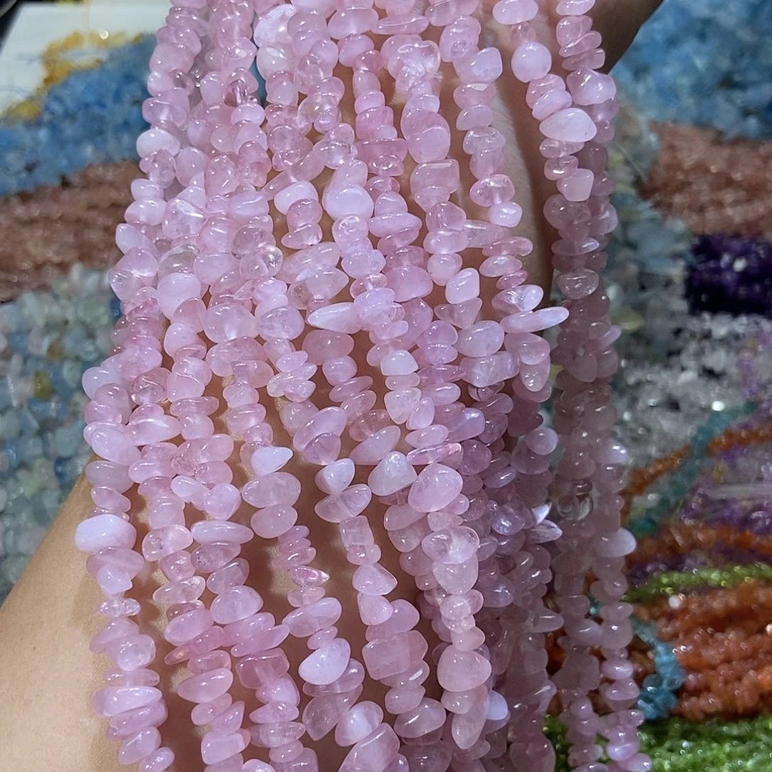 水晶珠宝半成品未镶嵌粉水j