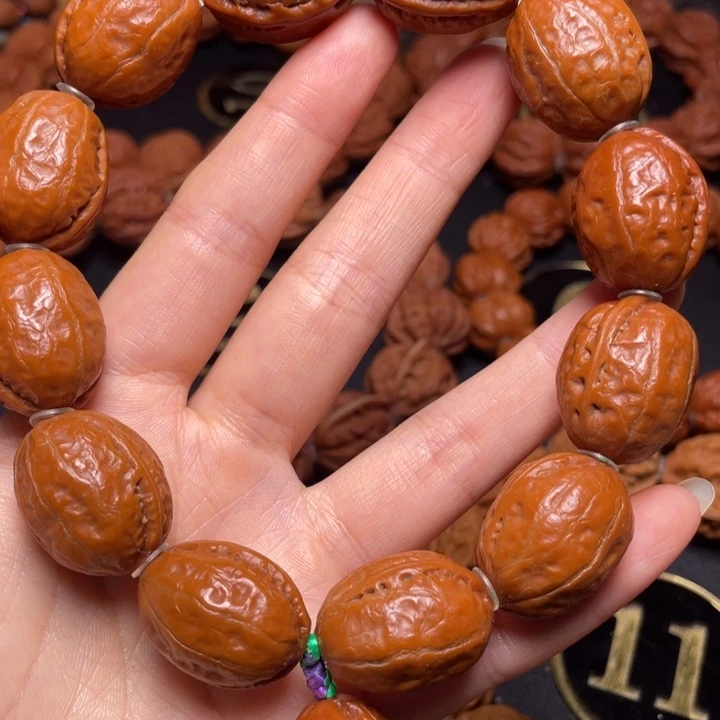 把件文玩核桃大枣手串