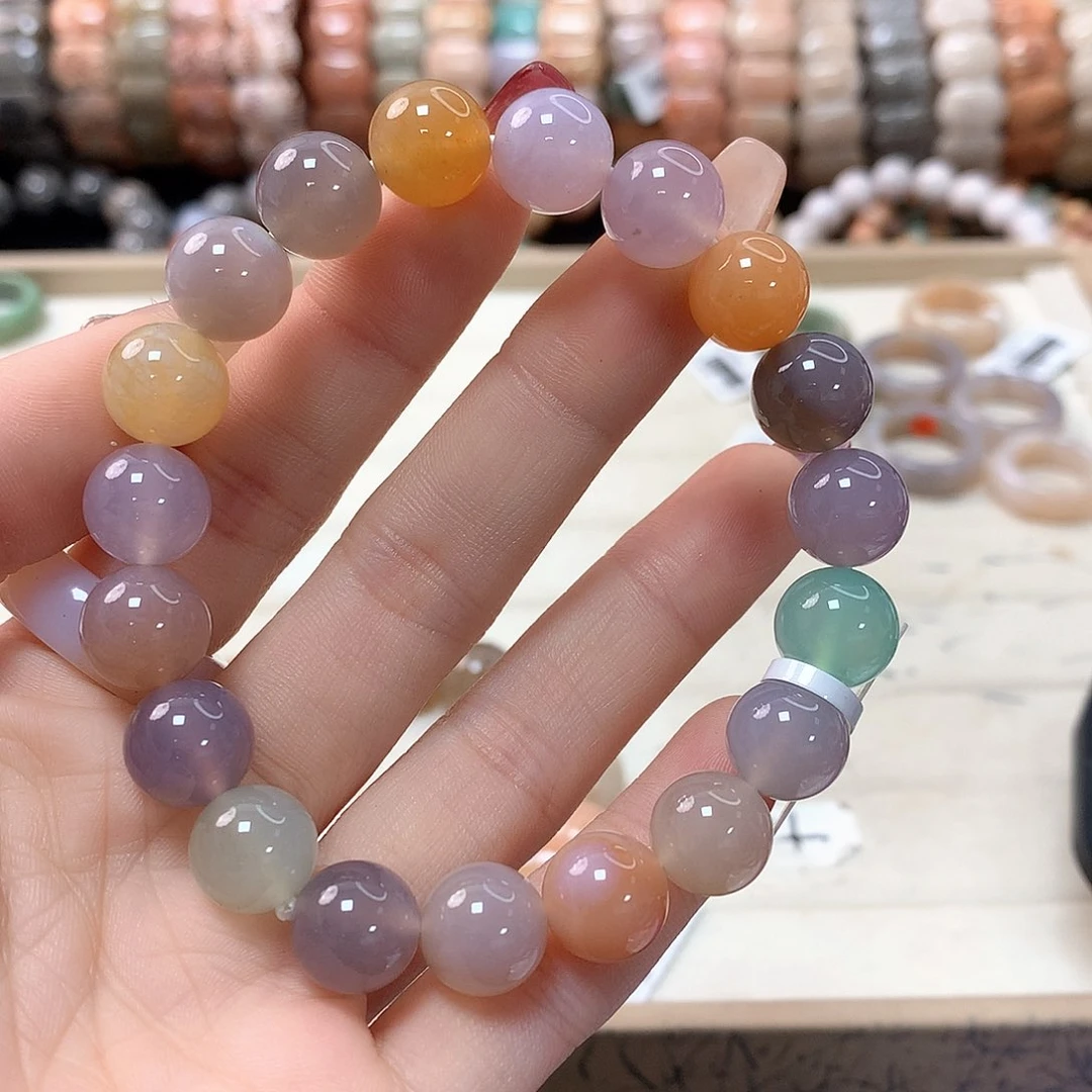 硅化珊瑚（珊瑚玉）手链未镶嵌白*897