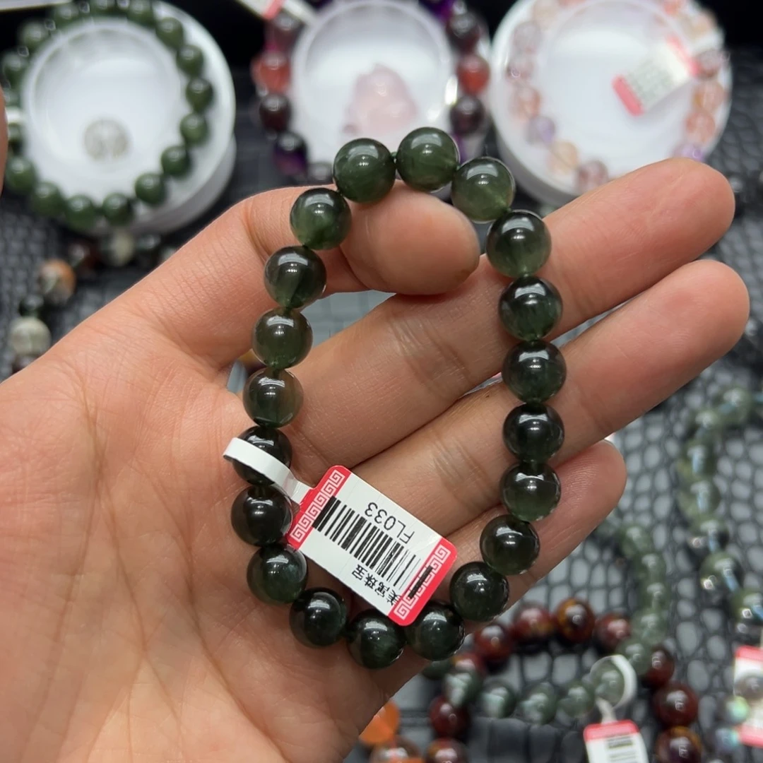 水晶手链未镶嵌好看