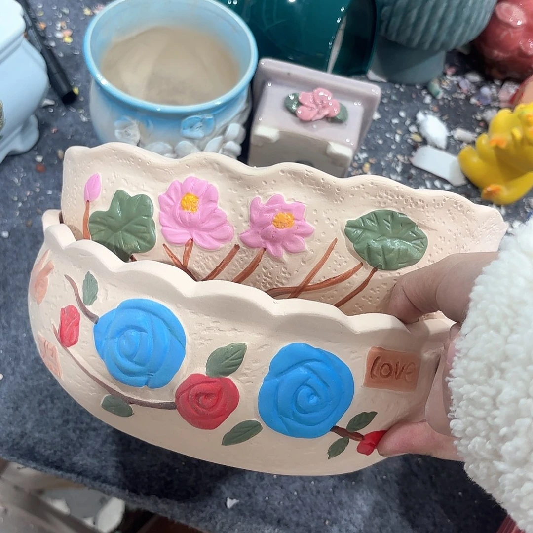 陶瓷陶瓷花盆，多肉花盆