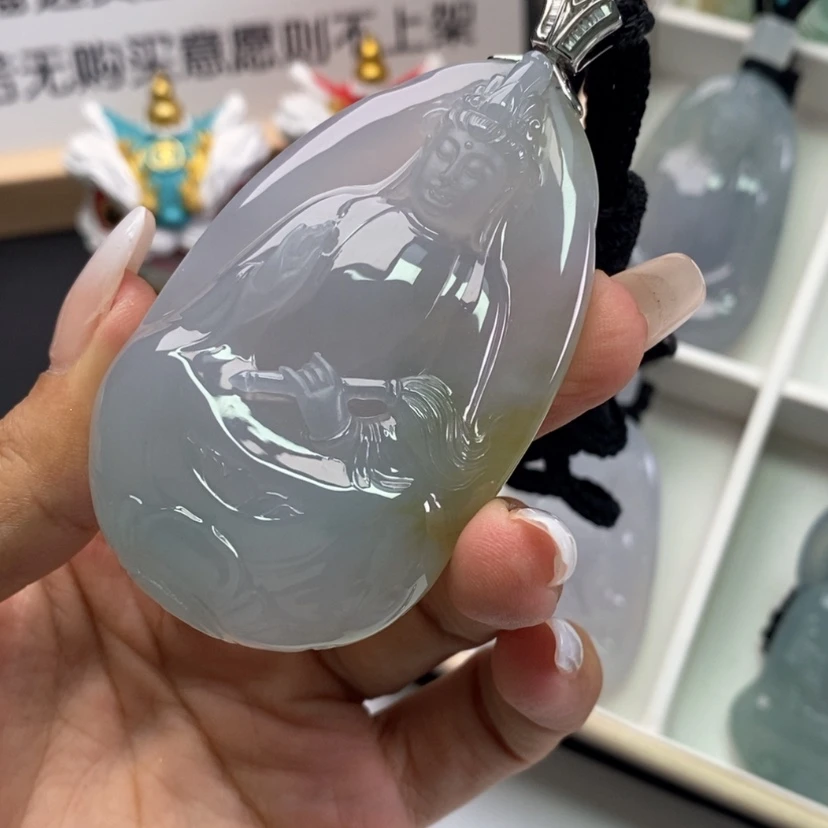 【闪购商品】颈饰18K金镶嵌翡翠性***子翡翠