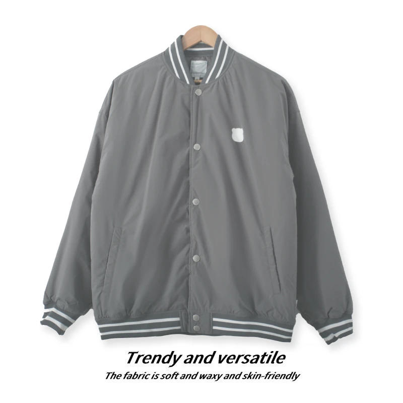 春季新款男士棒球服时尚潮流外套宽松休闲上衣00637舒适百搭