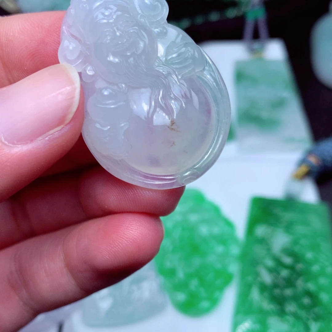 颈饰未镶嵌翡翠天然a货翡翠
