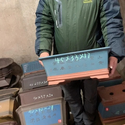 紫砂花盆手工制作
