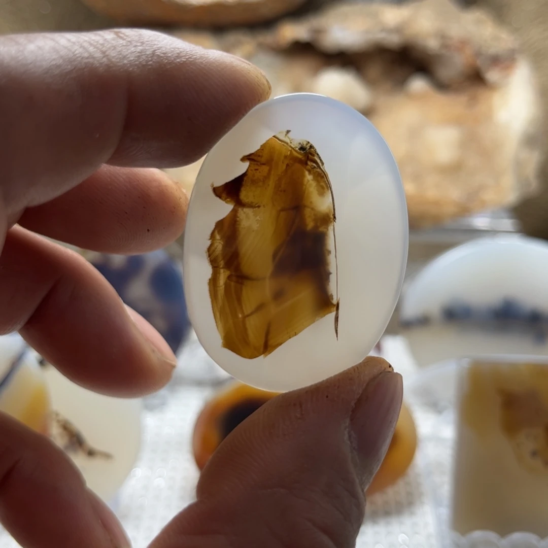 玛瑙/玉髓未镶嵌吊坠(不含链)