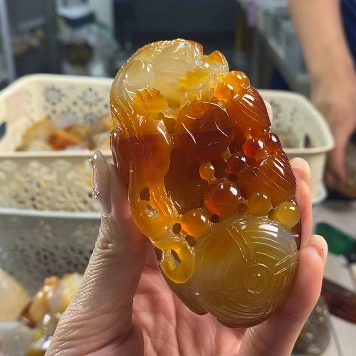 玛瑙/玉髓吊坠(不含链)未镶嵌