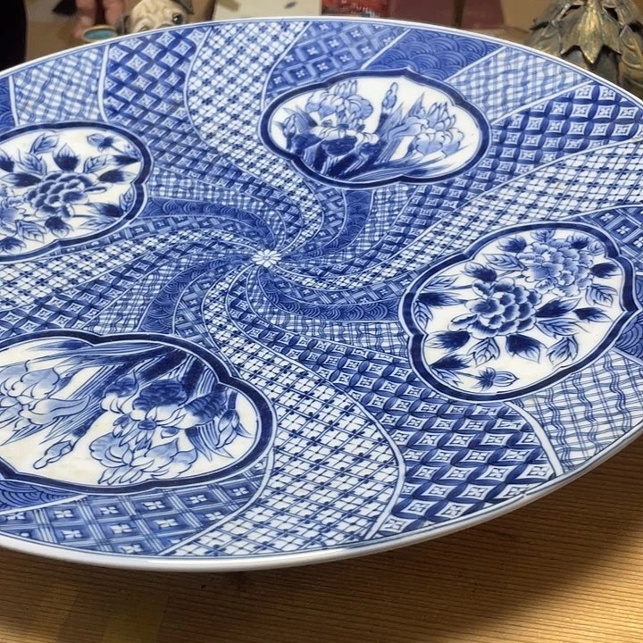 其他陶肥前，青花，原盒