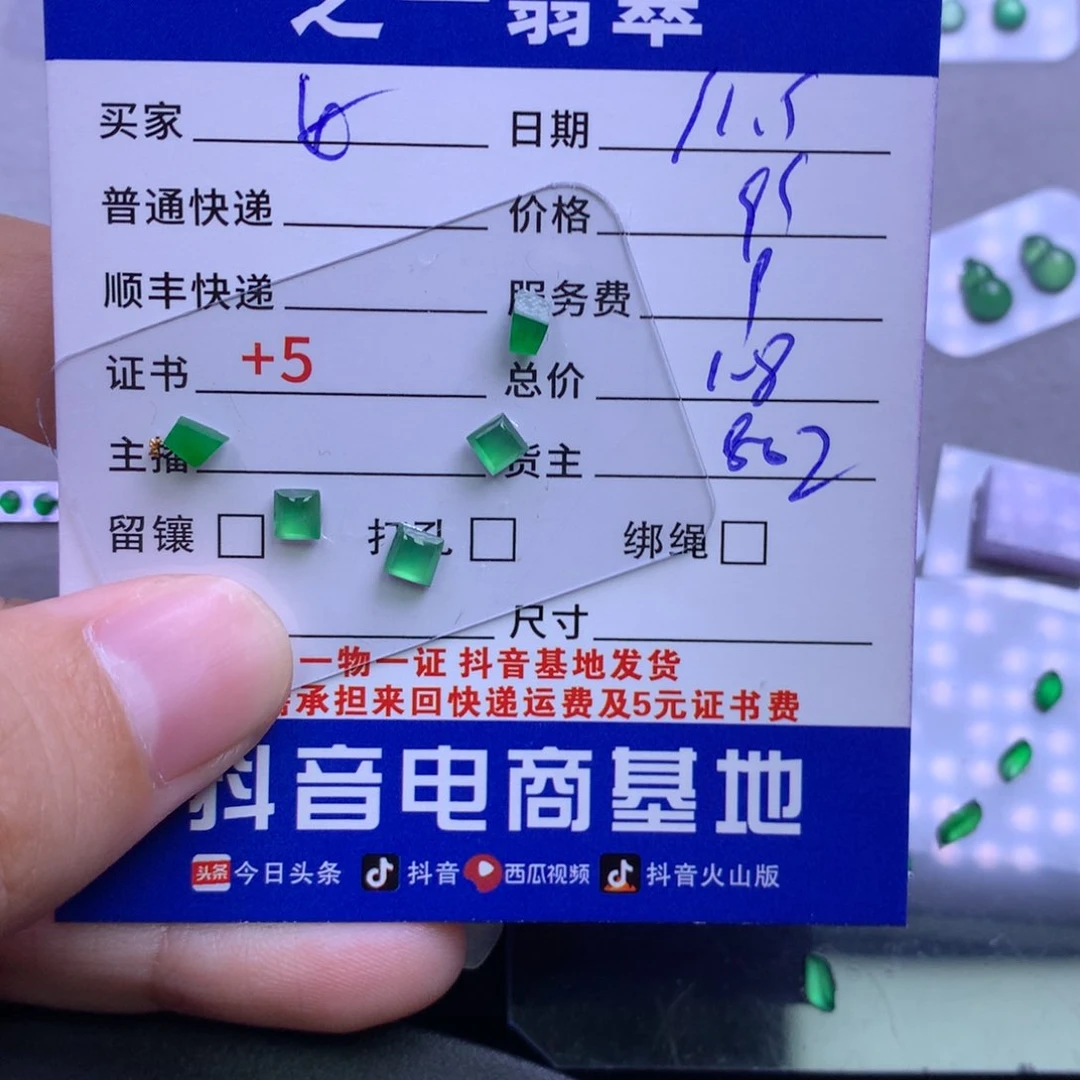 颈饰未镶嵌翡翠女****O