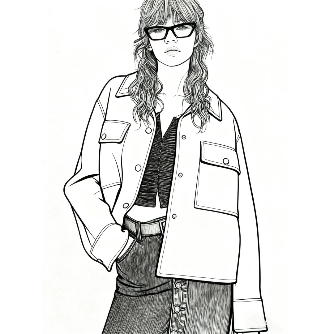 【Montendre】秋季新款 M 绵羊毛混纺双面呢外套毛呢夹克大衣外套