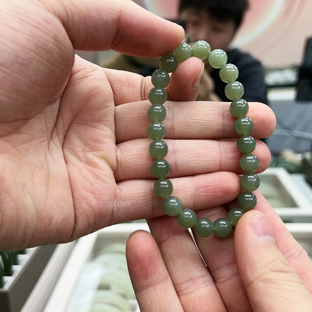 和田玉手串未镶嵌