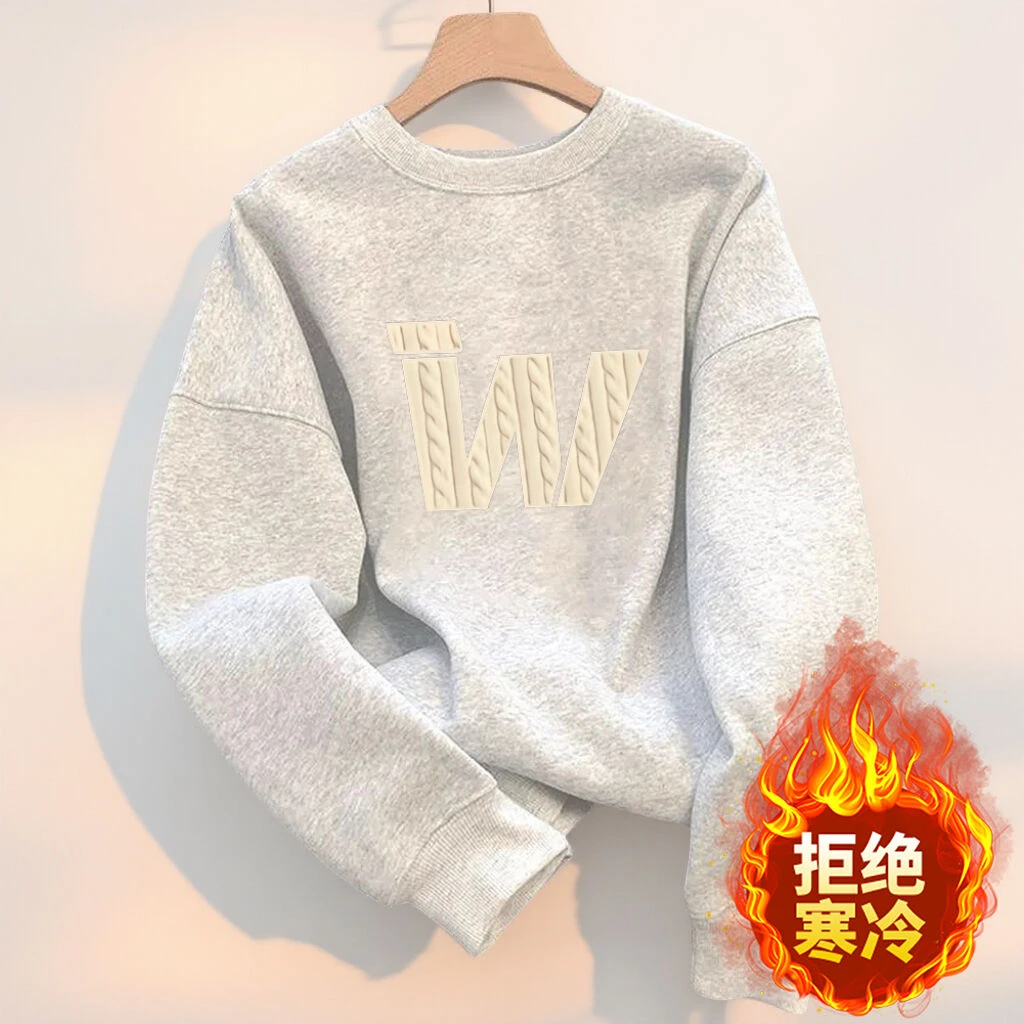 男款爆款2025新款秋冬卫衣轻奢痞帅男装保暖加绒长袖衣服情侣款