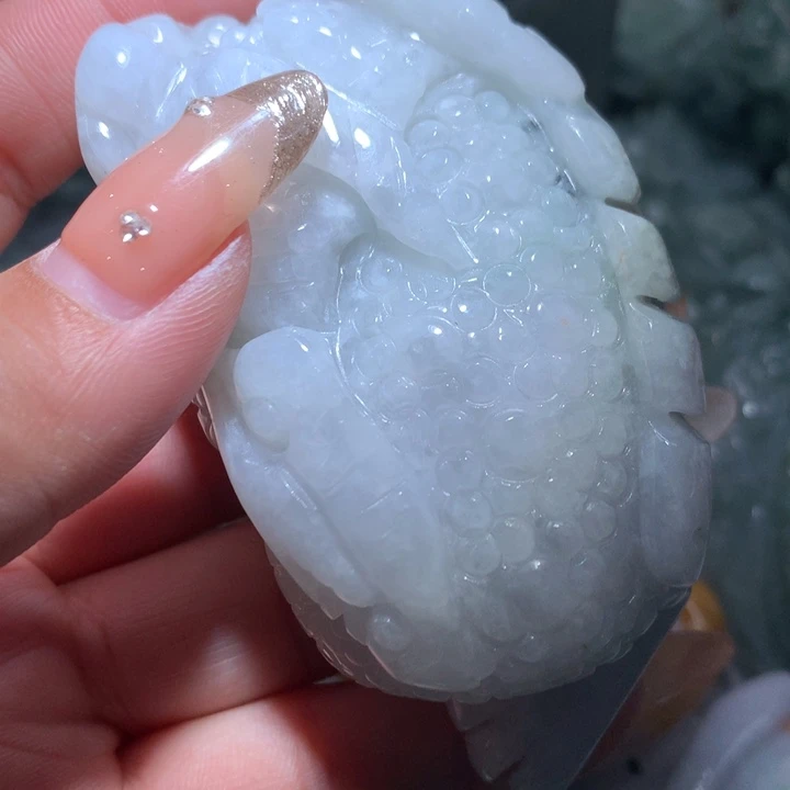 翡翠未镶嵌颈饰保真天然A货翡翠