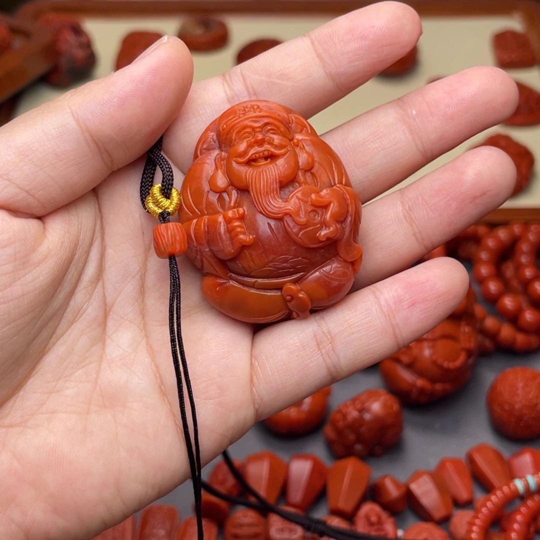 未镶嵌配饰南红玛瑙冷*