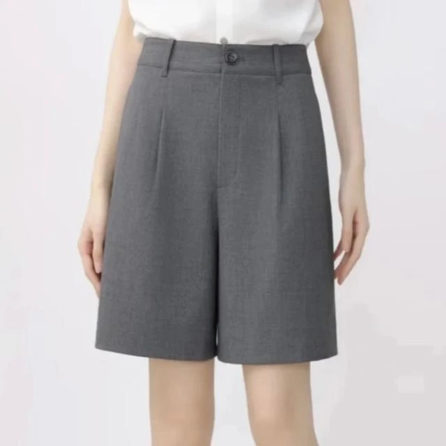 GIRDEAR/哥弟1100539夏季薄款女士女款高腰时尚百搭显瘦短裤