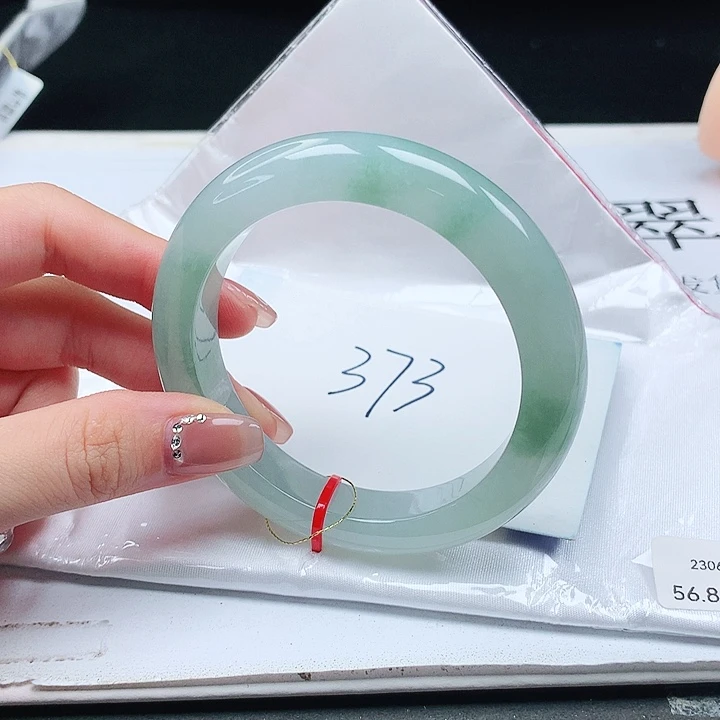 翡翠手镯未镶嵌缅甸天然a货手镯56+